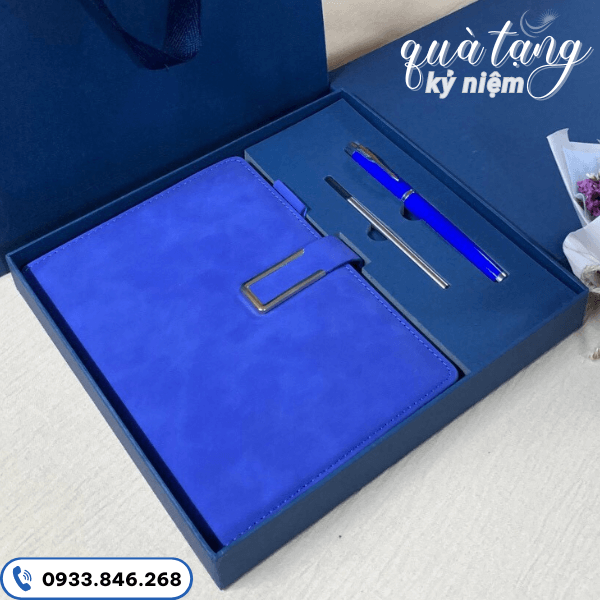 giftset sổ bút quà tặng đại hội đảng