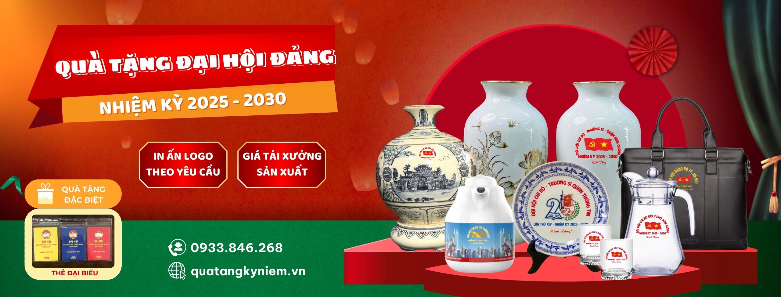 Giải pháp quà tặng đại hội Đảng 2025 - 2030