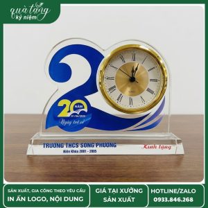Biểu trưng pha lê kỷ niệm 20 năm thành lập