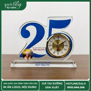 Biểu trưng pha lê kỷ niệm 25 năm thành lập