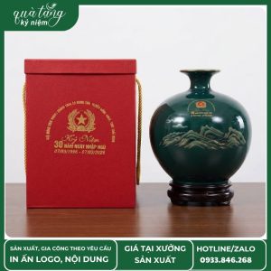 Bình hút lộc kỷ niệm 30 năm ngày nhập ngũ
