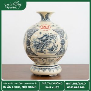 Bình hút lộc men rạn kỷ niệm 20 năm ngày ra trường
