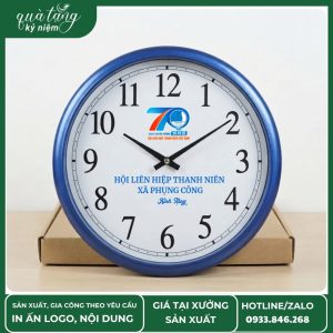 Đồng hồ treo tường quà tặng Hội Liên hiệp Thanh niên